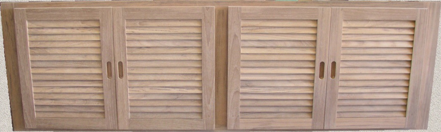 4-Louver Doors - Common Frame